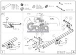 FIAT Stilo, Κοτσαδόρος, kombi, 2002-2008 (με βίδες) - Image 3