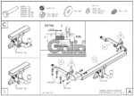 SUBARU Legacy, Κοτσαδόρος, Outback, 2009-2014 (με βίδες) - Image 3